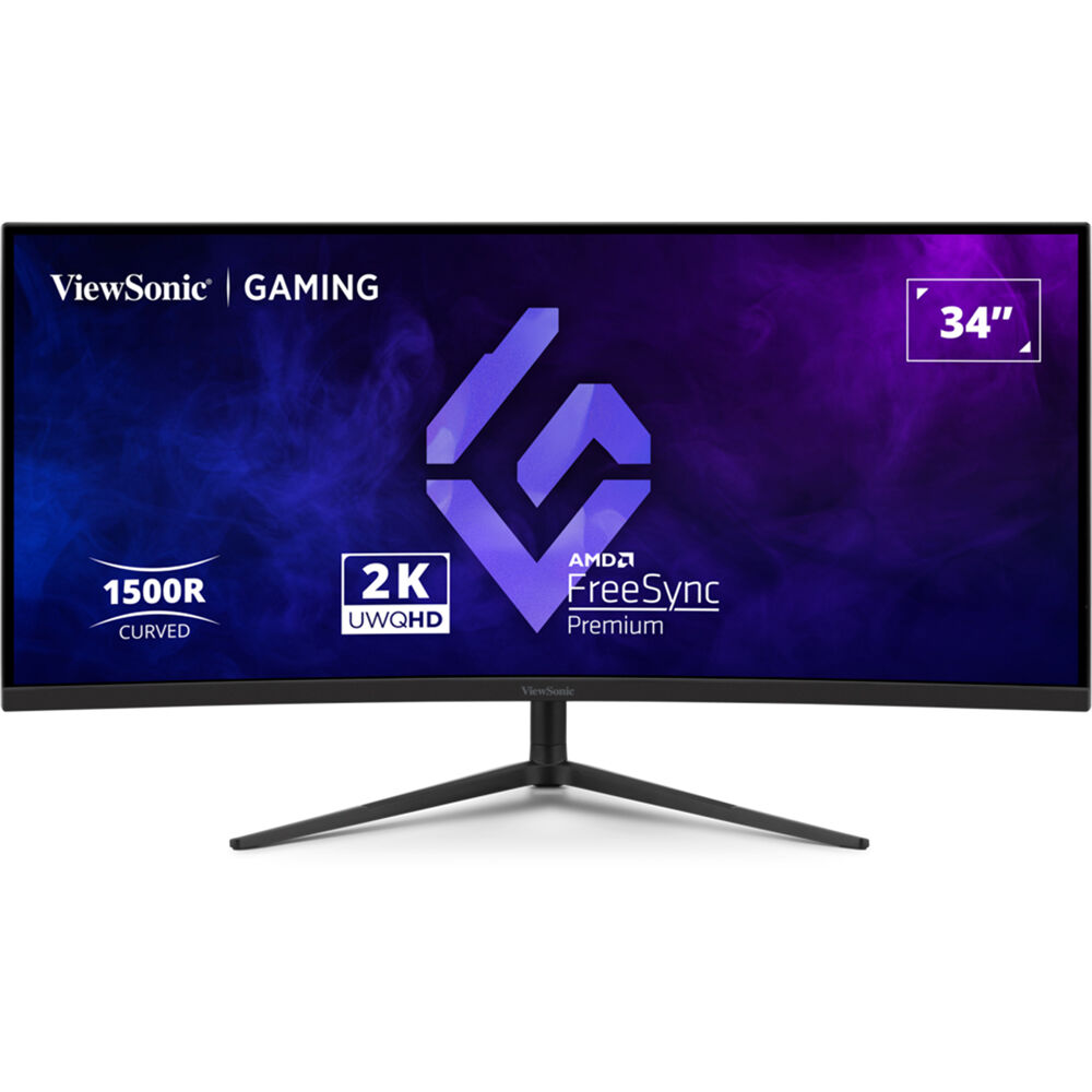 ViewSonic VX3418C-2K 34″ 1440p HDR 180 Hz Curved Ultrawide Gaming Monitor