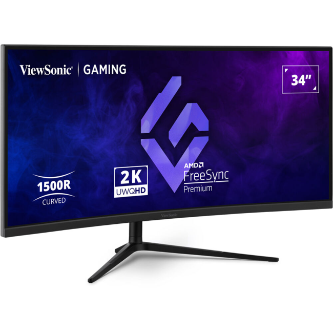 ViewSonic VX3418C-2K 34″ 1440p HDR 180 Hz Curved Ultrawide Gaming Monitor