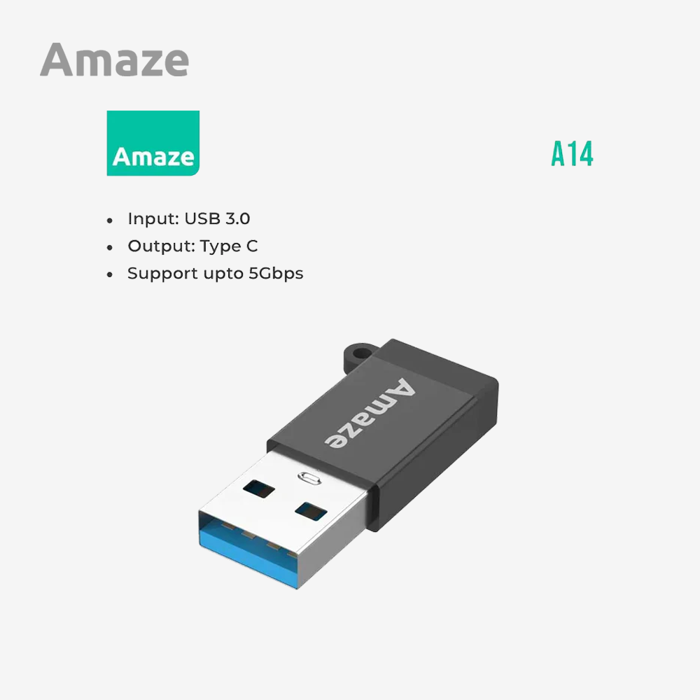 AMAZE A14 USB 3.0 TO TYPE C FEMALE ADAPTER