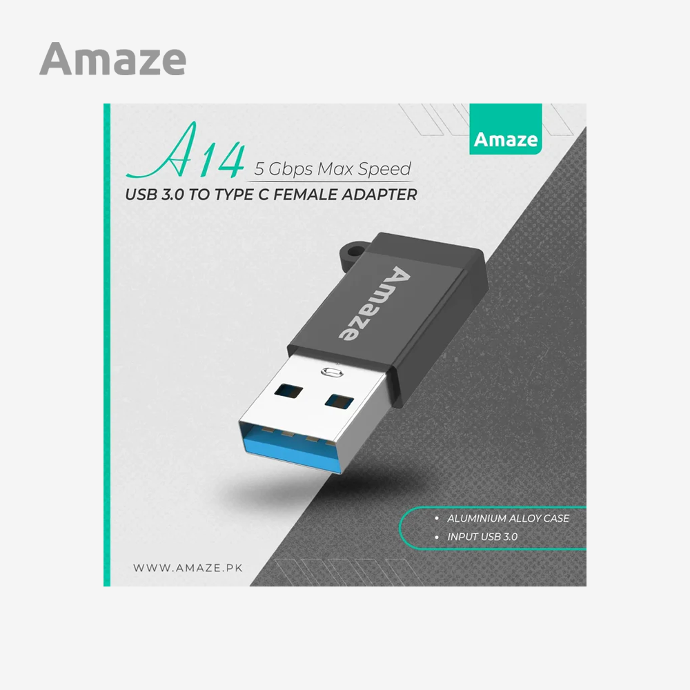 AMAZE A14 USB 3.0 TO TYPE C FEMALE ADAPTER