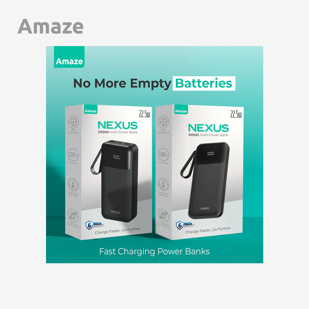 AMAZE A230 NEXUS 10000 mAh Power Bank 22.5 W
