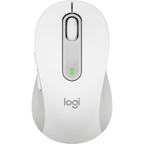 Logitech M650 M Signature Wireless Mouse & Bluetooth Mouse - WHITE