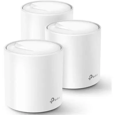 TP-Link Deco X60 (3 Pack) AX3000 Whole Home Mesh Wi-Fi 6 System
