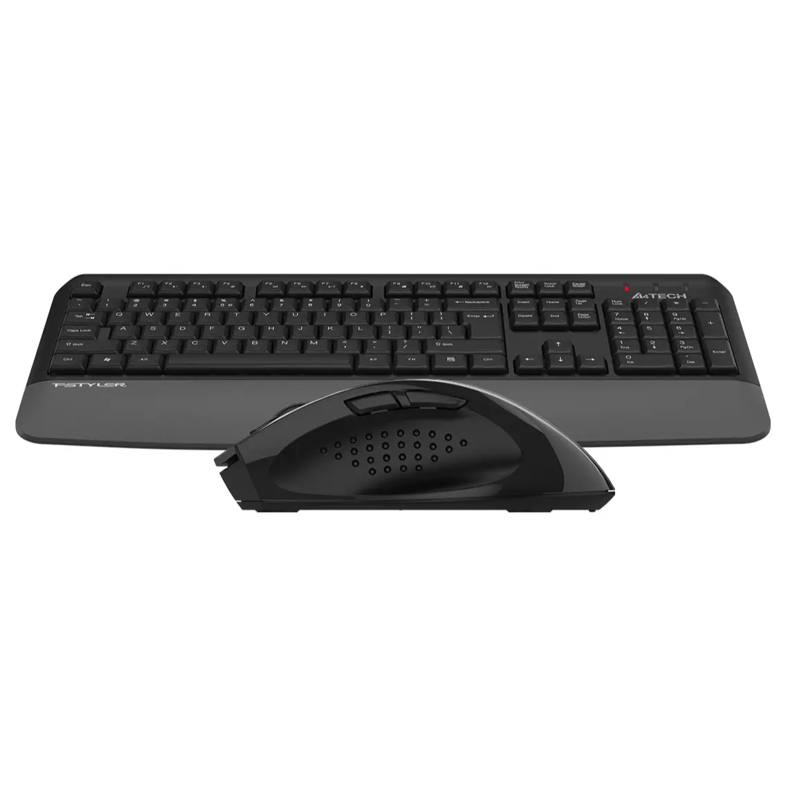 A4Tech Fstyler FG2500S Plus 2.4G Multimedia Wireless Keyboard Mouse Combo - Grey
