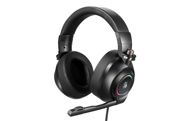 Bloody G580 RGB 7.1 Virtual Surround Sound HiFi Gaming Headphone USB - Black