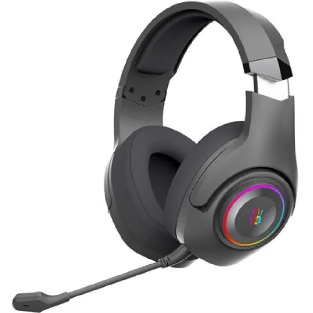 Bloody GR270 2.4G + Bluetooth 5.2 RGB Wireless Gaming Headset - Black