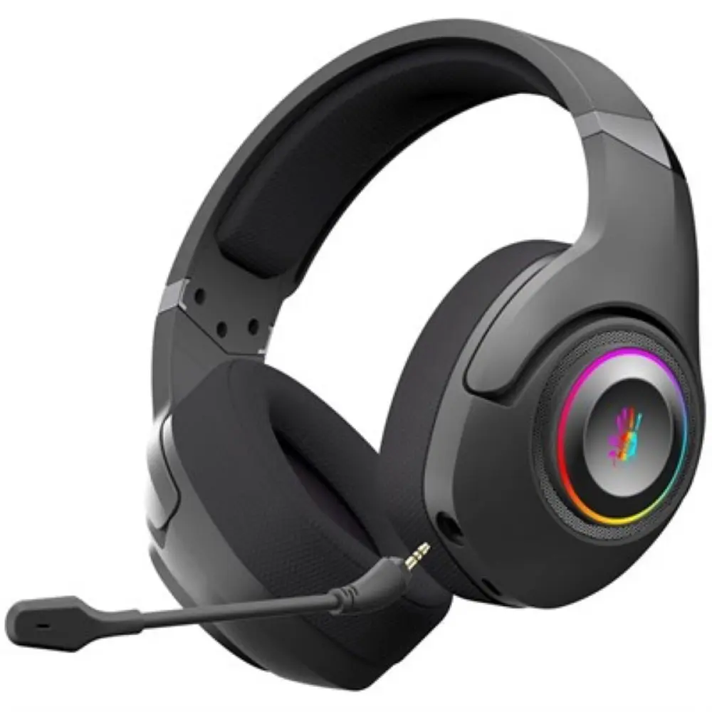 Bloody GR270 2.4G + Bluetooth 5.2 RGB Wireless Gaming Headset - Black