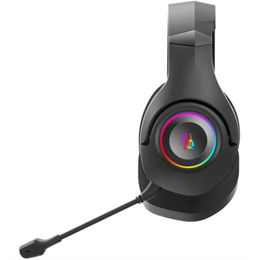 Bloody GR270 2.4G + Bluetooth 5.2 RGB Wireless Gaming Headset - Black