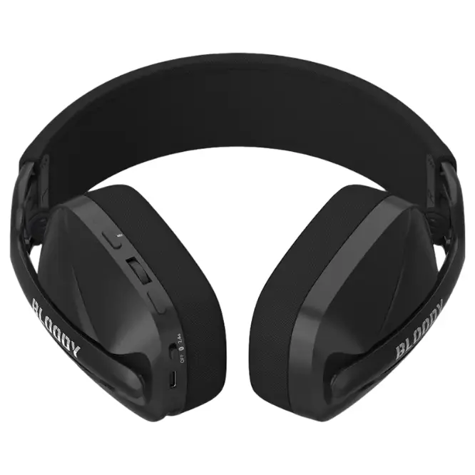 Bloody GR285 2.4GHz + Bluetooth V5.3 Wireless Gaming Headset - Black