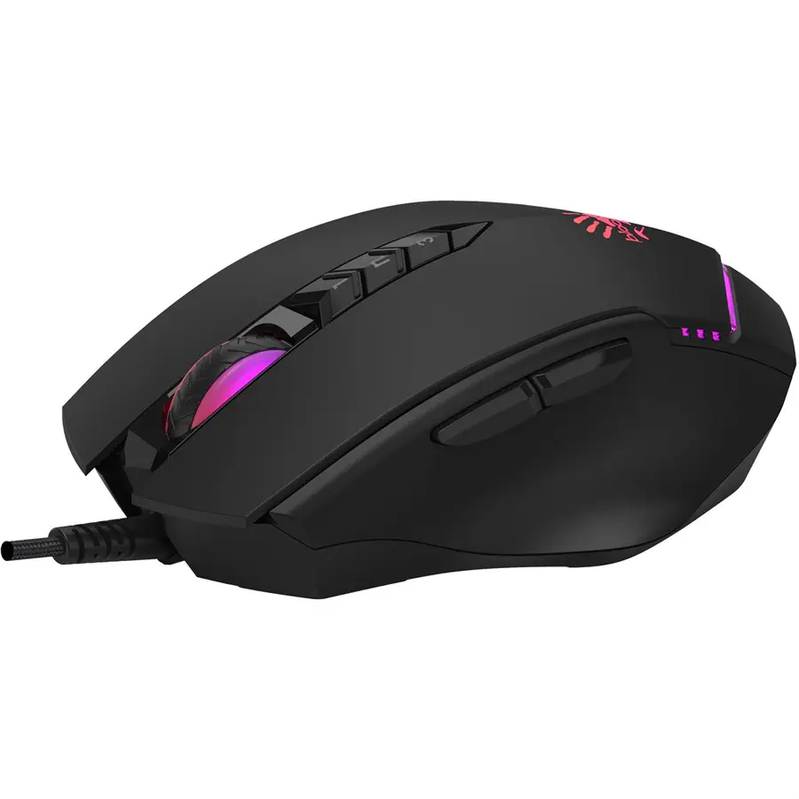 Bloody V8M Max RGB Animation Wired Gaming Mouse - Black