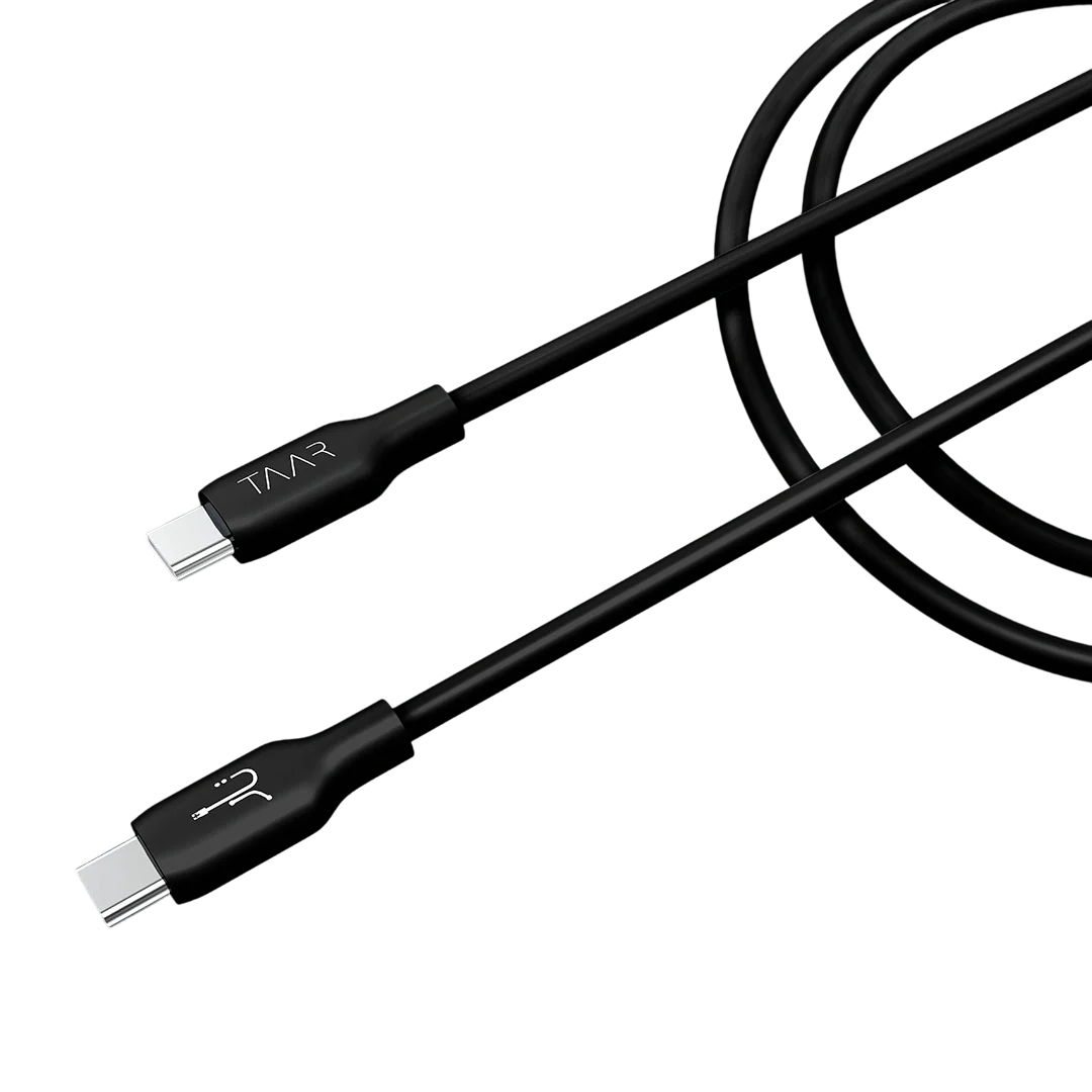 Taar Prime Type C to Type C Cable 60W - 1 Meter - Black